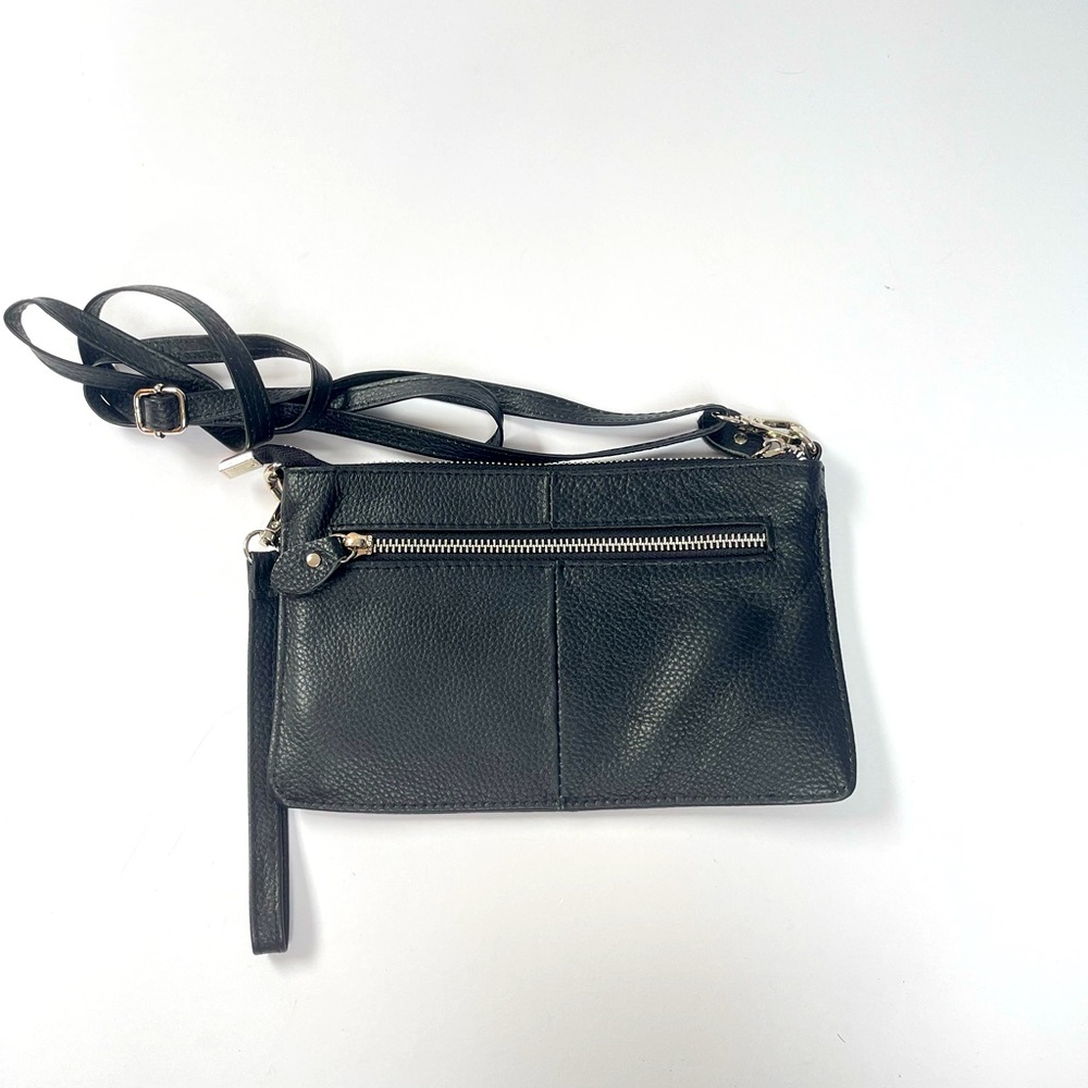 Black Leather crossbody bag by Befen